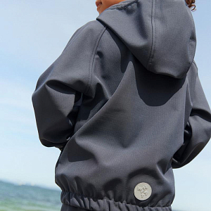 Куртка софтшелл Wheat "Alleo Greyblue", серо-синяя